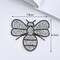 4 Pieces Crystals Bee Patches Iron on Rhinestone Appliques Patch Transfer